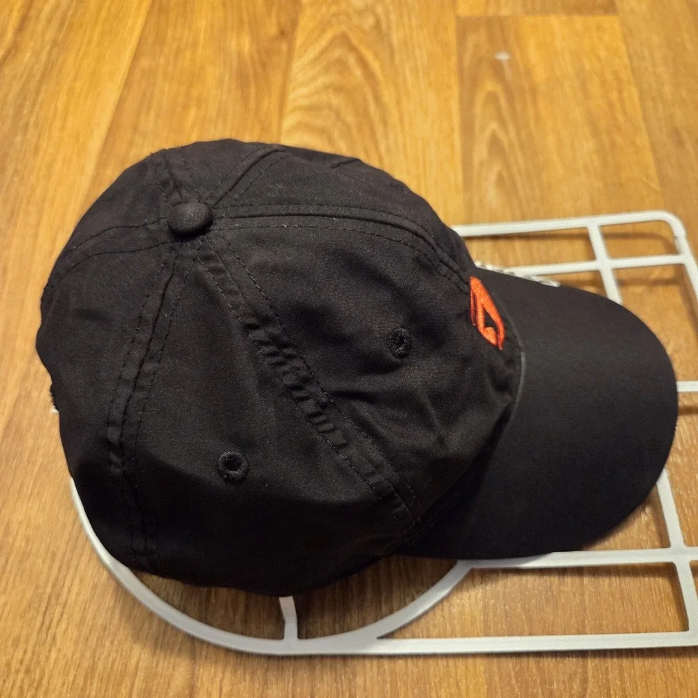 Gamma Pickleball Hat Cap Adult‎ Black Never Stop Playing Performance Stretch